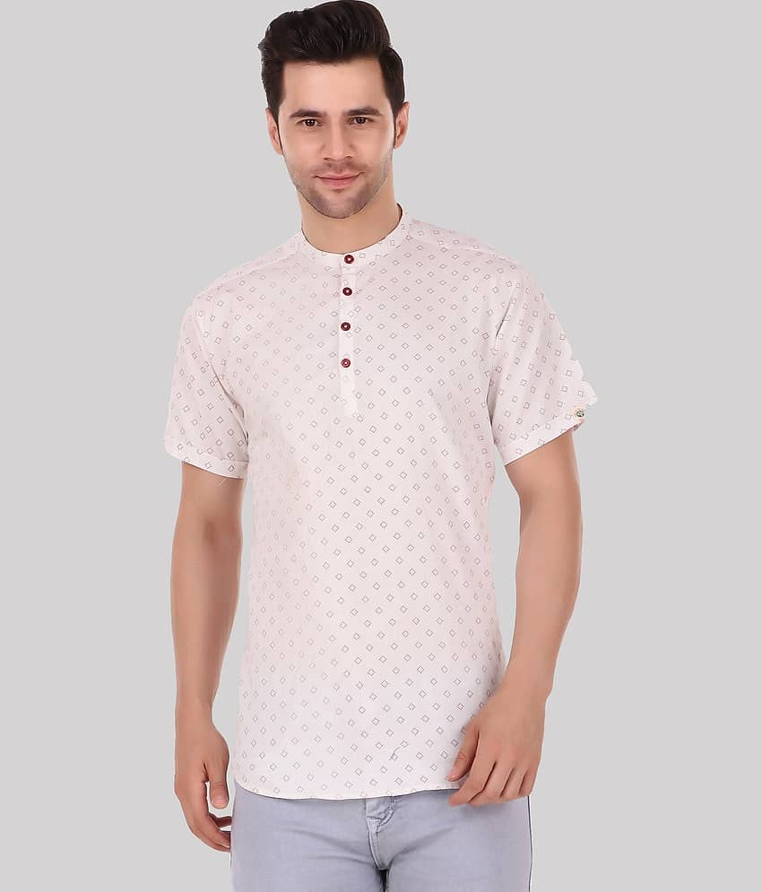 Made In The Shade - White Cotton Men's Regular Kurta ( Pack of 1 ) - Kurtas & Kurta Sets | Buy online on ZillyBuy