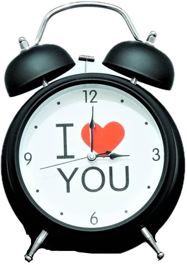     			Sigaram Analog Metal Circular Table Clock - Pack of 1
