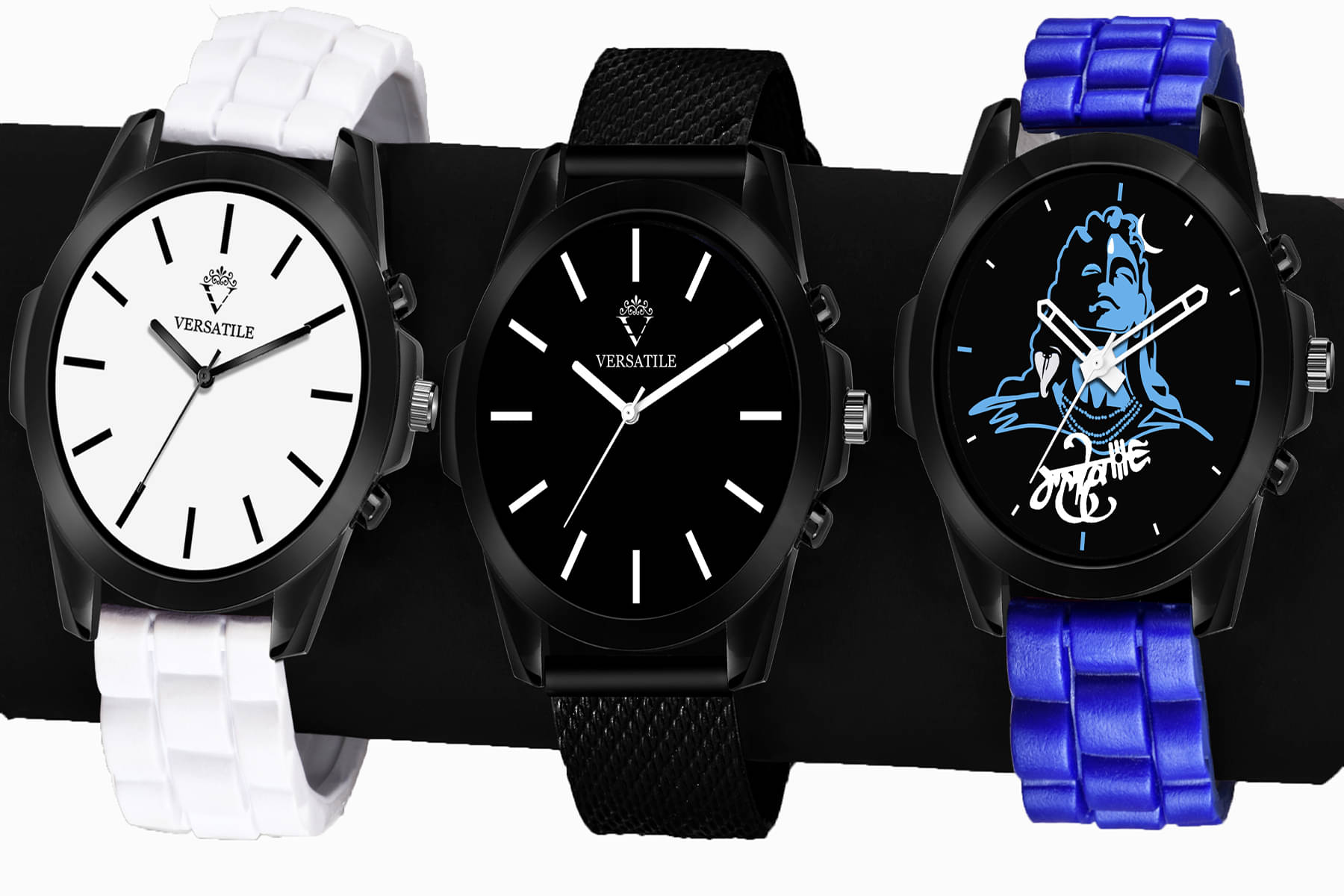     			Versatile - Multicolor Silicon Analog Men's Watch