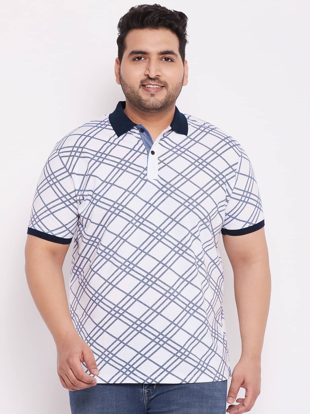 Wild West - White Cotton Blend Regular Fit Men's Polo T Shirt ( Pack of 1 ) Wild West - White Cotton Blend Regular Fit Men's Polo T Shirt ( Pack of 1 )