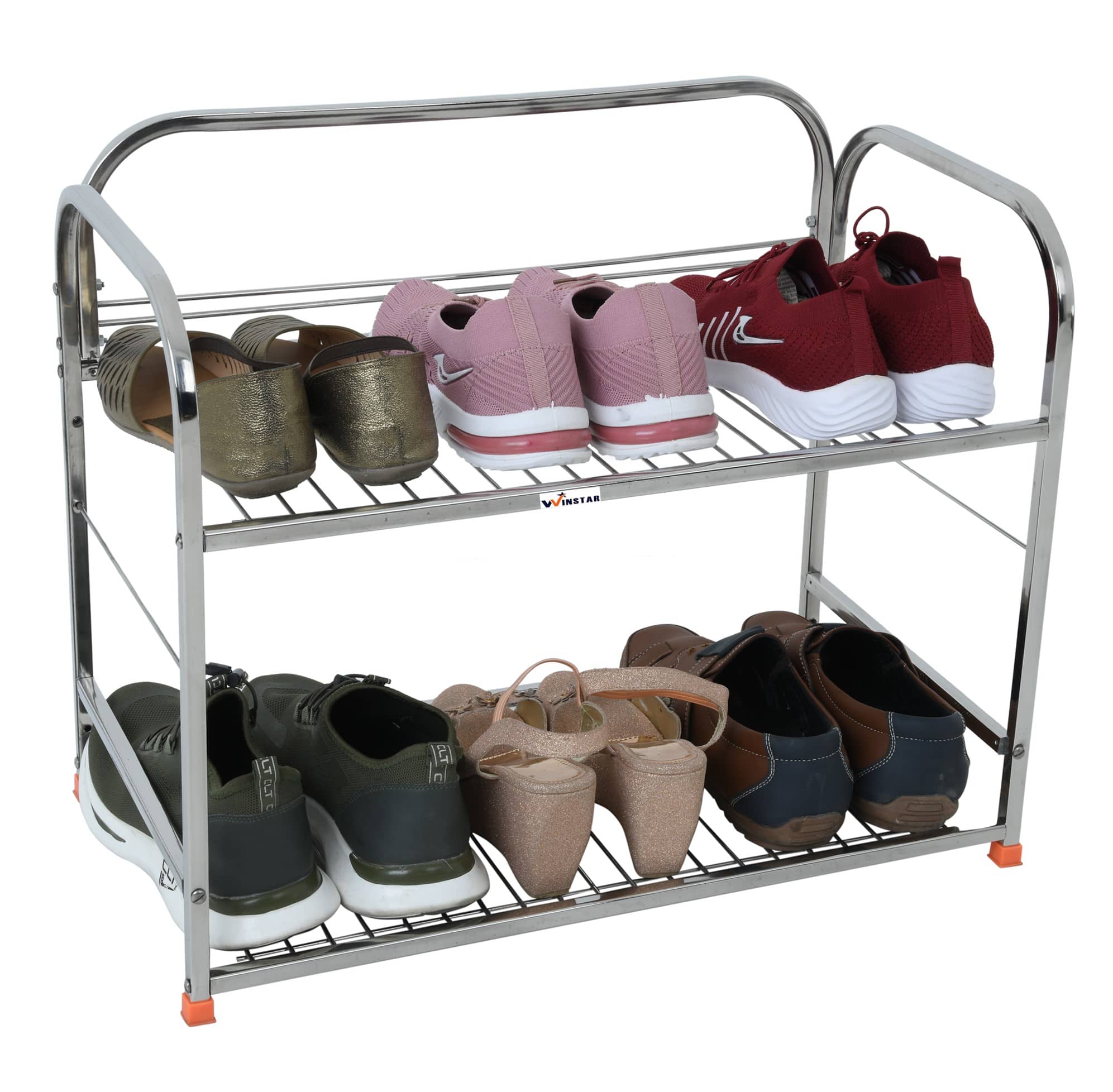 Winstar Stainless Steel 2 Tier Shoe Rack
