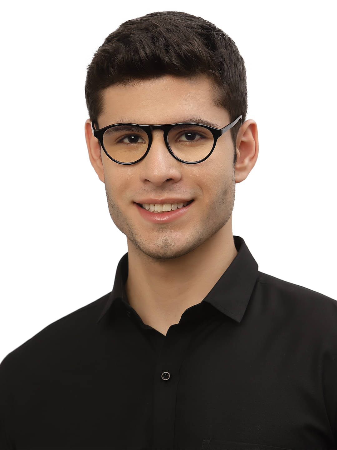 YourSpex - Black Pilot Eyeglass Frame ( Pack of 1 ) YourSpex - Black Pilot Eyeglass Frame ( Pack of 1 )