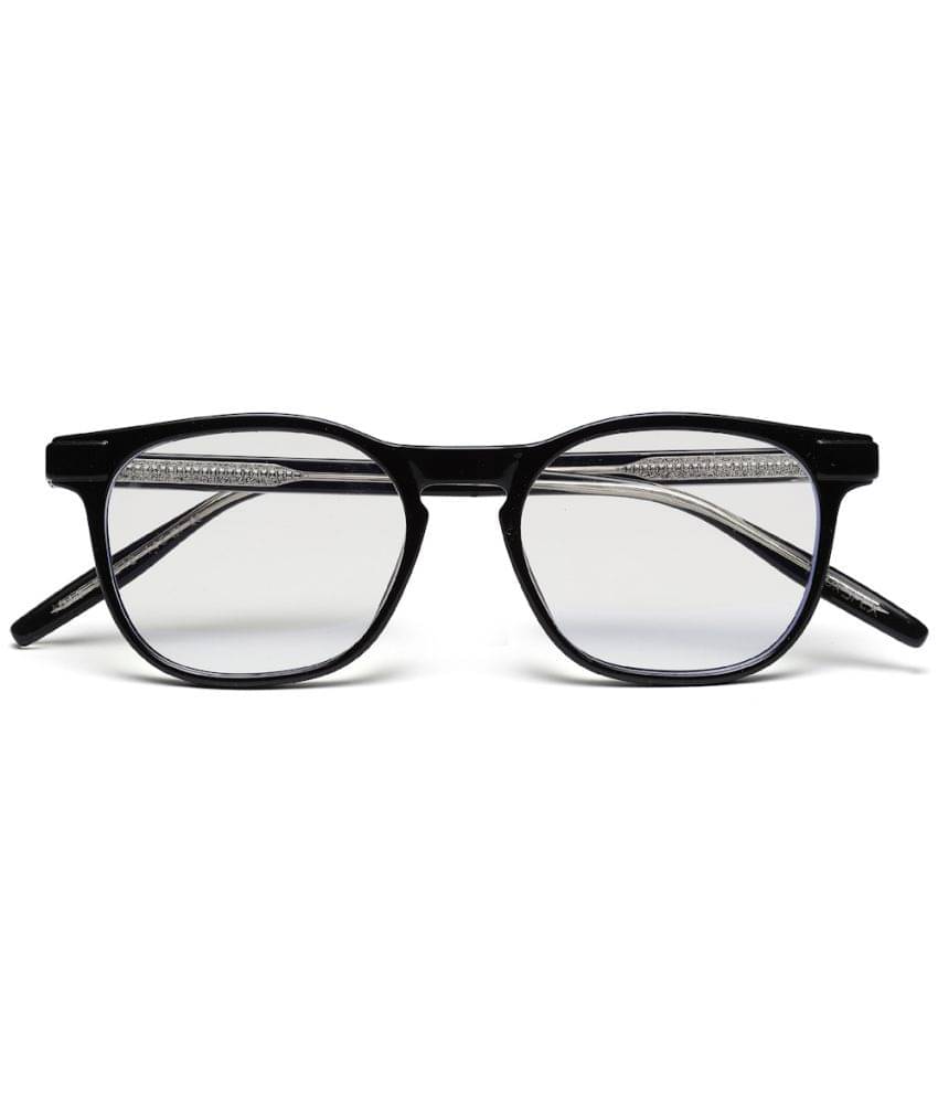 YourSpex Black Square Eyeglass Frame ( Pack of 1 ) YourSpex Black Square Eyeglass Frame ( Pack of 1 )