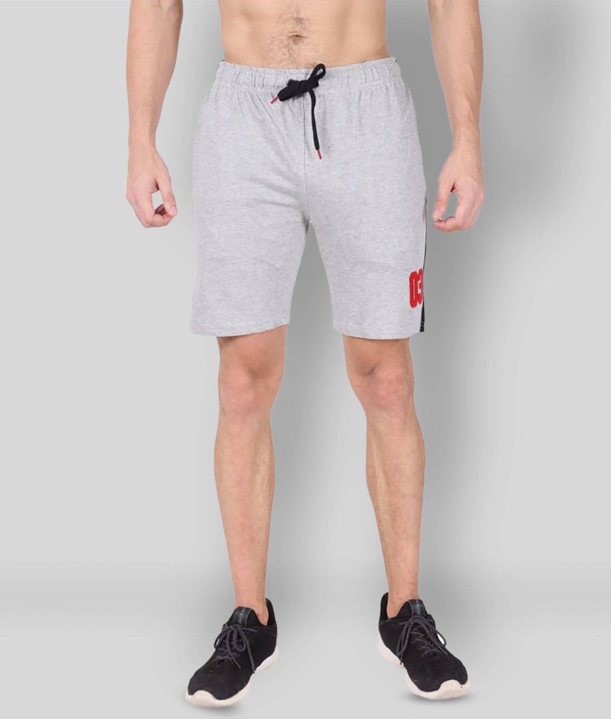     			Ardeur - Grey Cotton Blend Men's Shorts ( Pack of 1 )