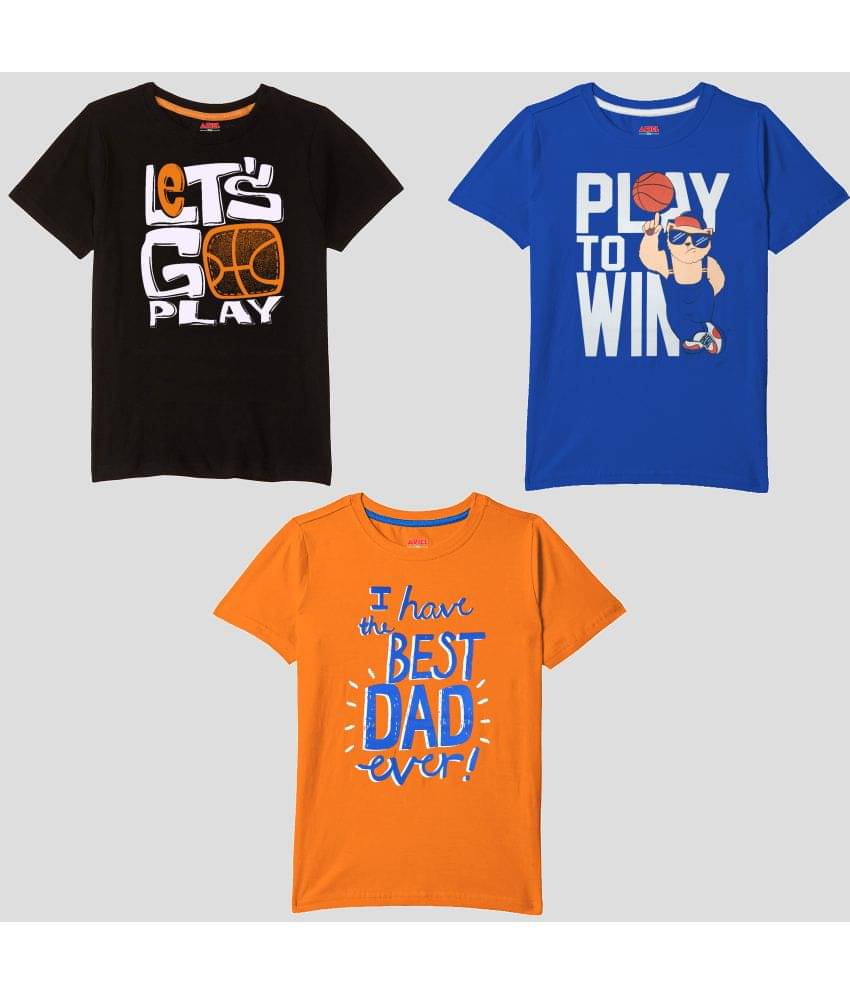     			Ariel Pack of 1 Boys Cotton T-Shirt ( Multicolor )