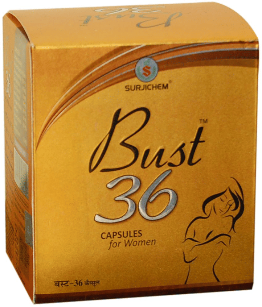 Surjichem Bust 36 Capsule For Women 60No.s (Pack of 2) Surjichem Bust 36 Capsule For Women 60No.s (Pack of 2)