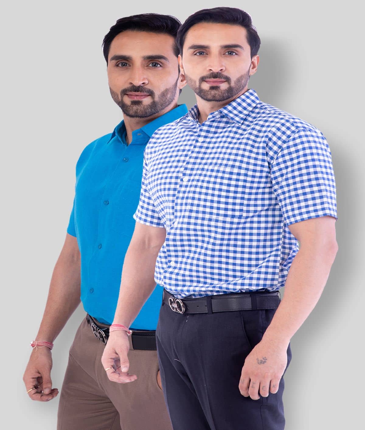 DESHBANDHU DBK - Multicolor Cotton Regular Fit Men's Casual Shirt (Pack of 2 )