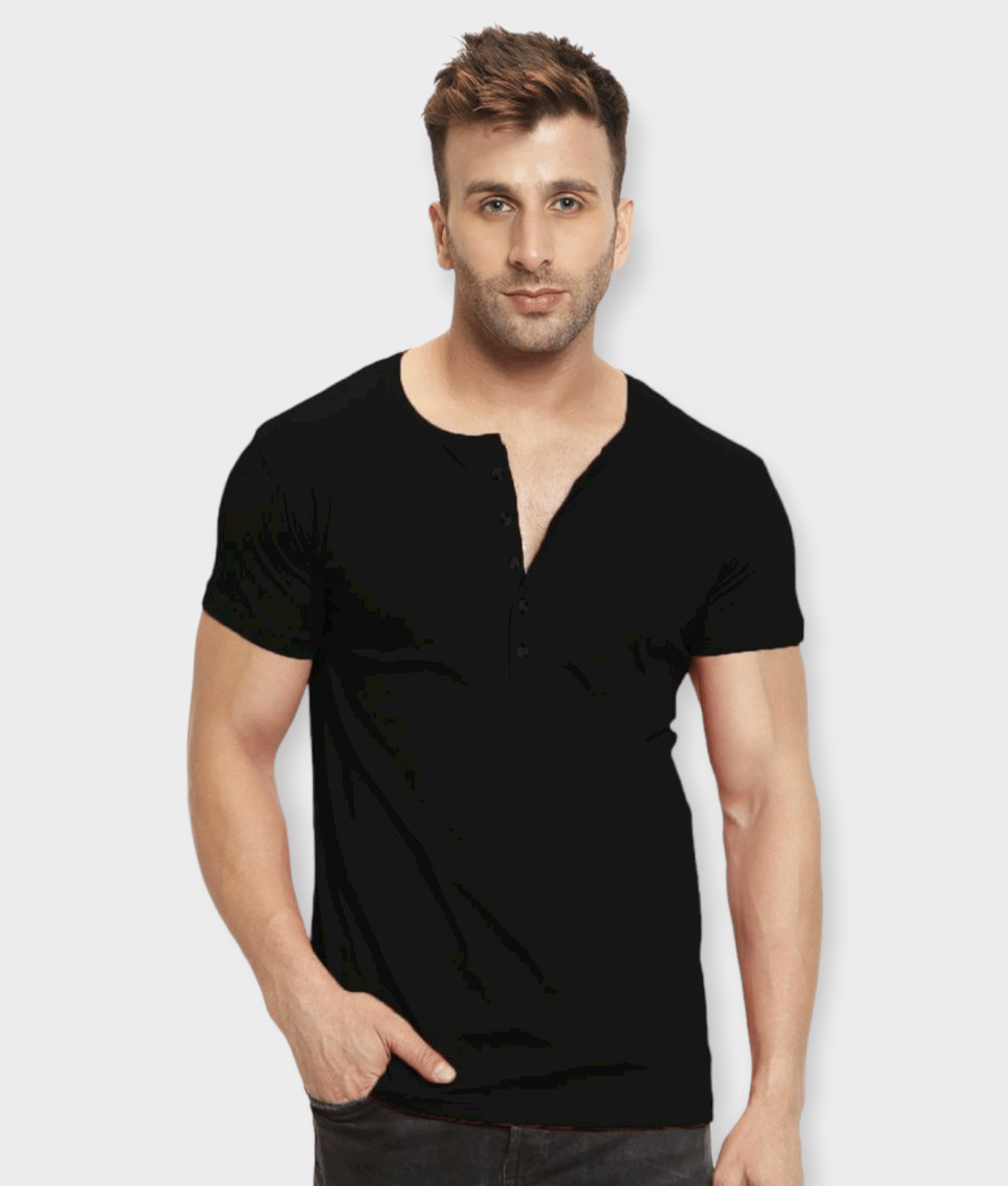 Leotude Pack of 1 Cotton Blend Regular Fit Men's T-Shirt ( Black ) Leotude Pack of 1 Cotton Blend Regular Fit Men's T-Shirt ( Black )