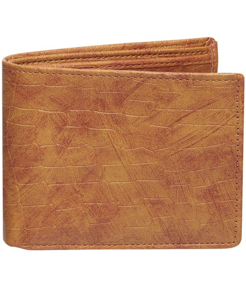 Loopa - Tan PU Men's Regular Wallet ( Pack of 1 ) - Handbags | Buy online on ZillyBuy