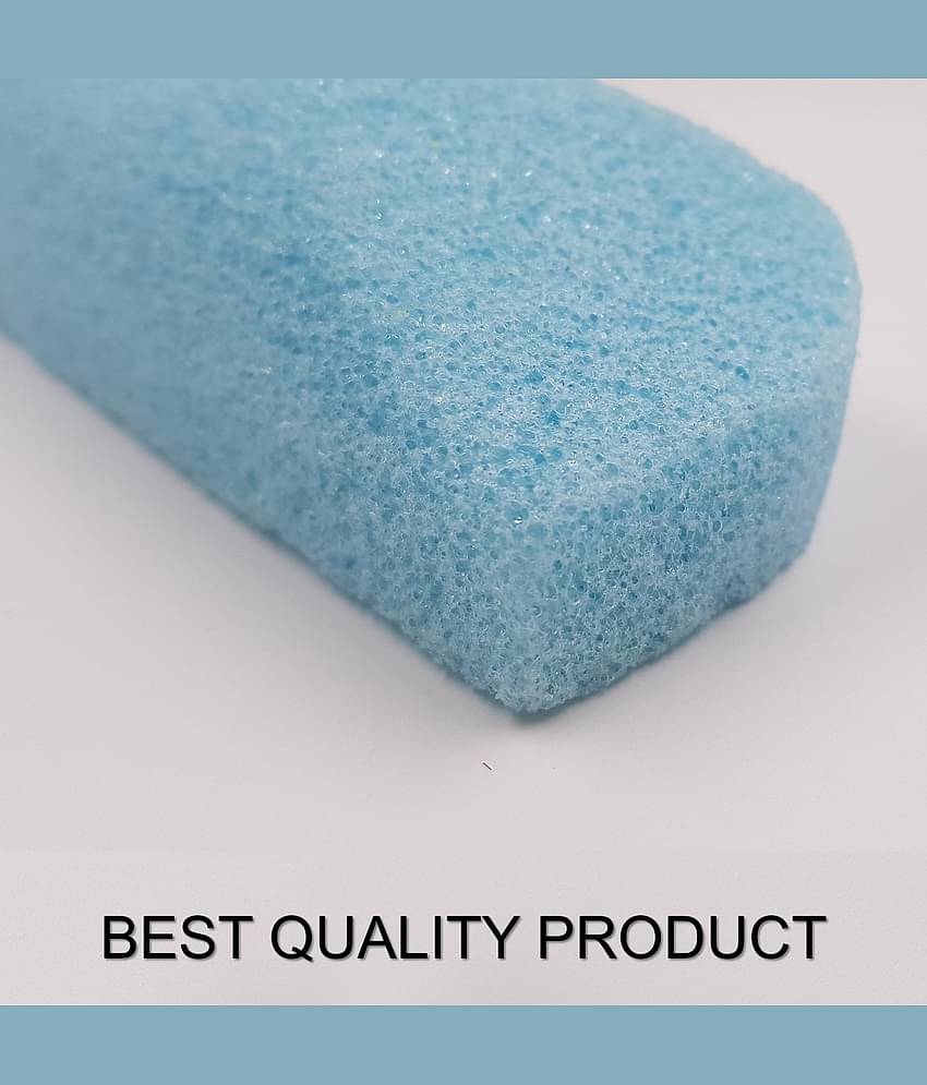 Majestique Sponge Foot Buffer And Foot Filer, Moisturizing Bod Wash With Clean 3Pcs Color May Vary