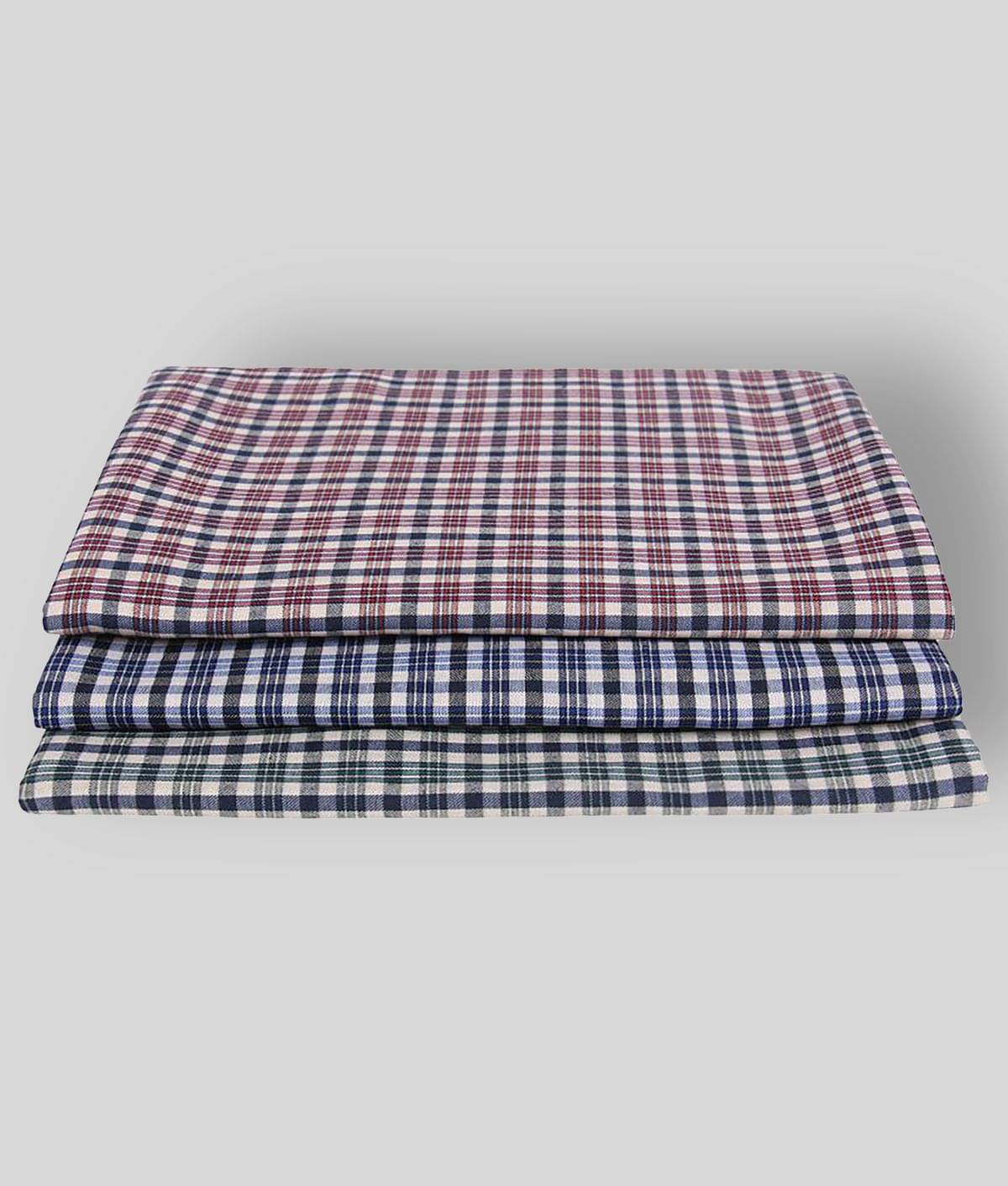     			Maharaja - Multi Polyester Blend Men's Unstitched Shirts & Trousers ( Pack of 3 )