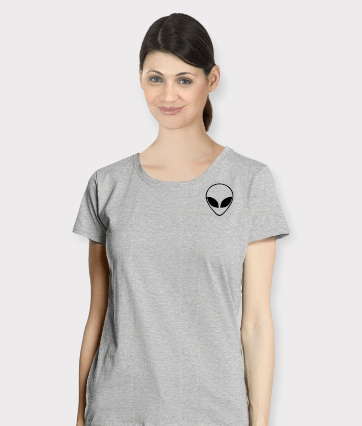     			Neo Garments Women Cotton Regular Fit Round Neck T-Shirt ( White )