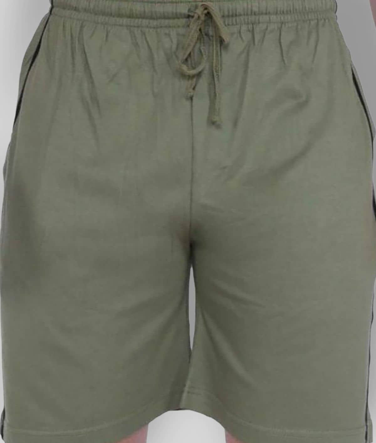Neo Garments - Green Cotton Men's Shorts ( Pack of 1 ) - Shorts | Buy online on ZillyBuy