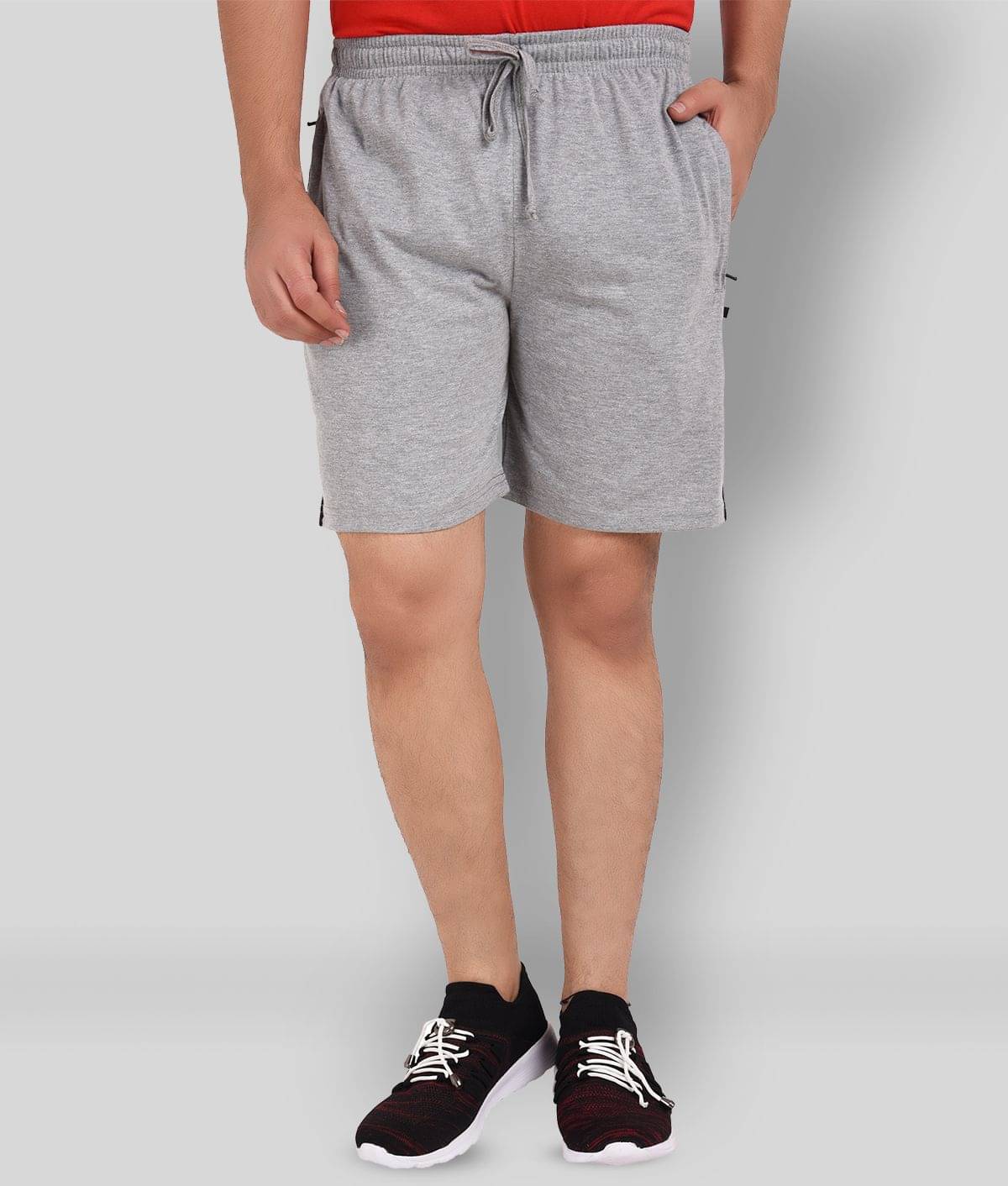Neo Garments - Grey Cotton Men's Shorts ( Pack of 1 ) Neo Garments - Grey Cotton Men's Shorts ( Pack of 1 )