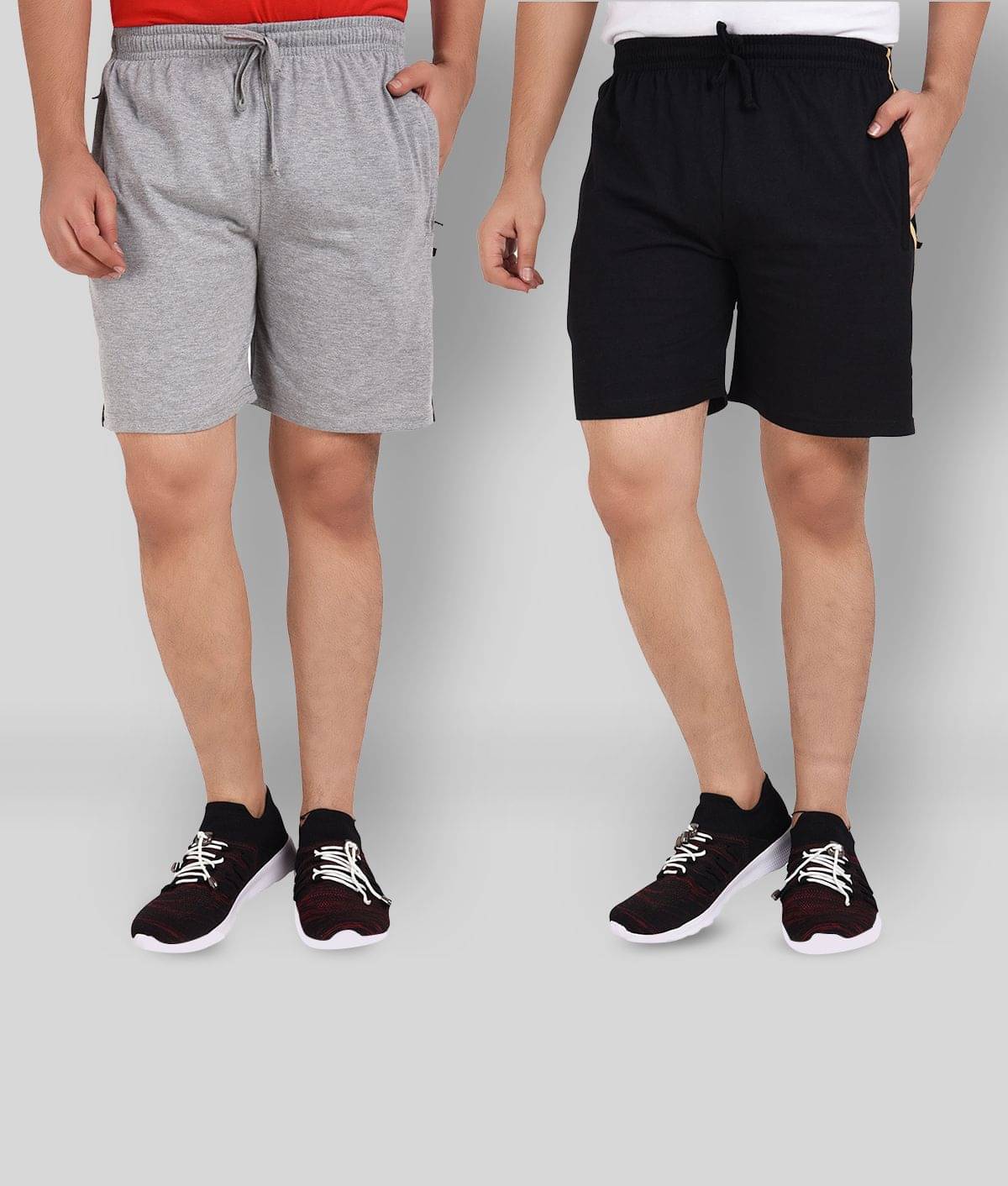 Neo Garments - Multi Cotton Men's Shorts ( Pack of 2 )     			Neo Garments - Multi Cotton Men's Shorts ( Pack of 2 )