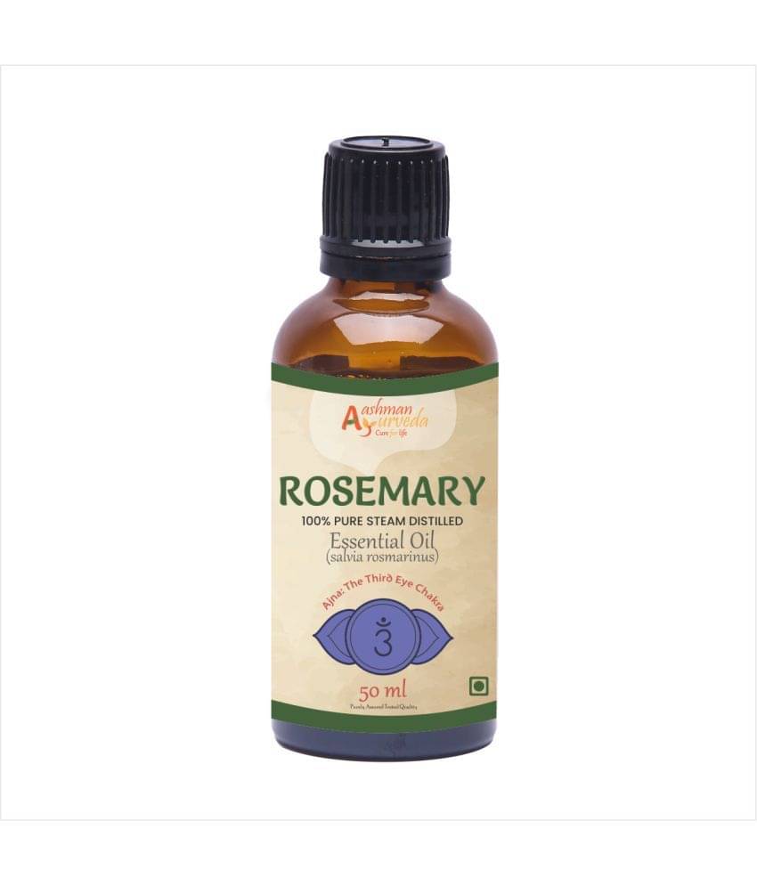 Aashman Ayurveda Pure Steam Distilled & Undiluted Essential Oil Rosemary Salvia Rosemarinus 50Ml Aashman Ayurveda Pure Steam Distilled & Undiluted Essential Oil Rosemary Salvia Rosemarinus 50Ml