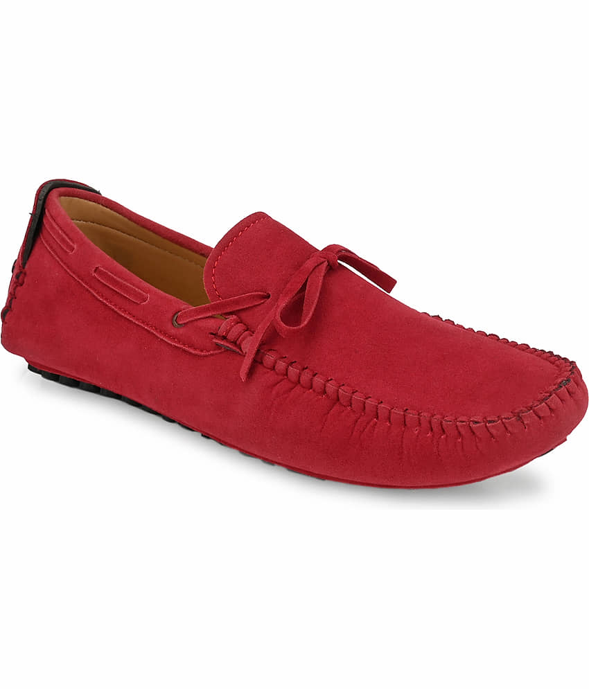 Big Fox - Red Men's Driving - Formal Shoes | Buy online on ZillyBuy