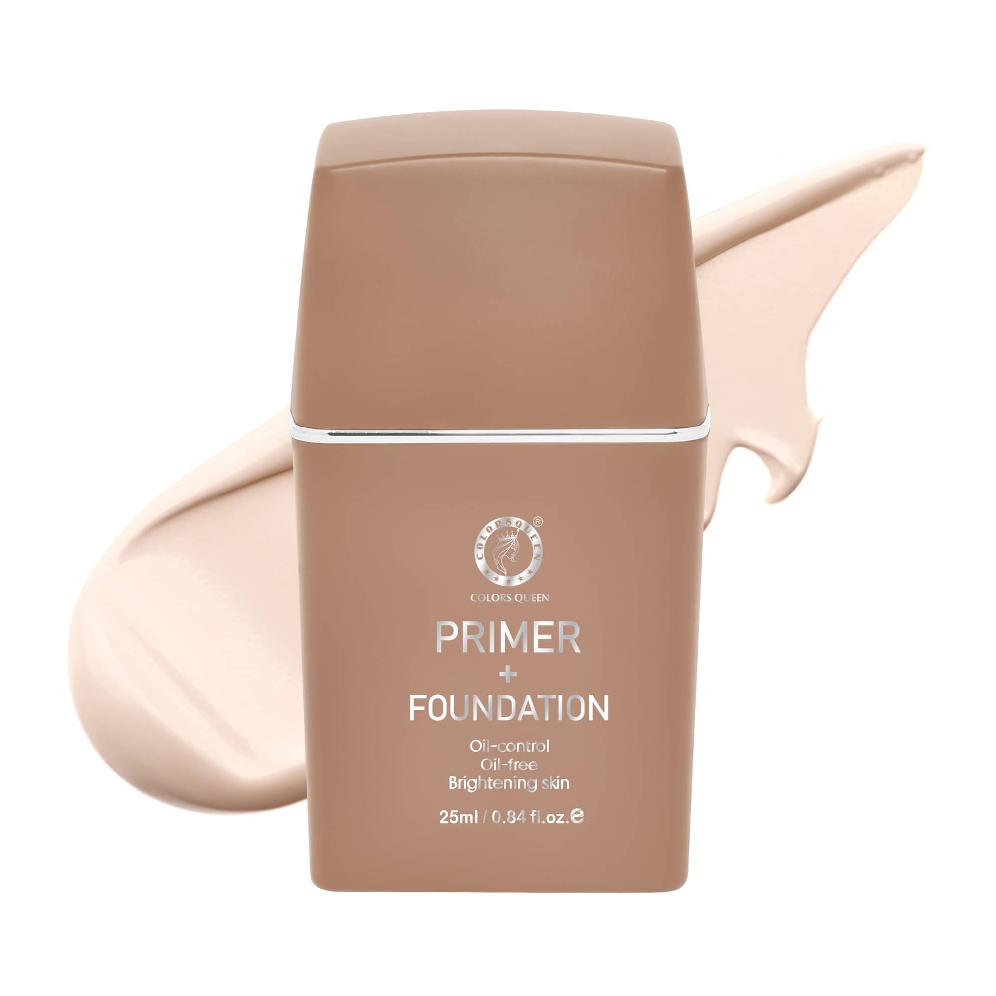 Colors Queen Oil Control Oil Free Primer + Foundation Waterproof Natural Ivory (Shade - 02) Colors Queen Oil Control Oil Free Primer + Foundation Waterproof Natural Ivory (Shade - 02)