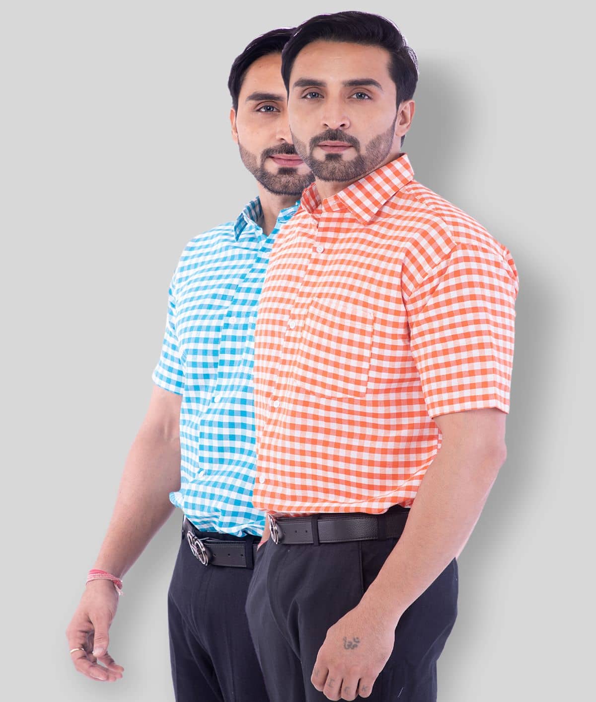 DESHBANDHU DBK - Multicolor Cotton Regular Fit Men's Casual Shirt (Pack of 2 )