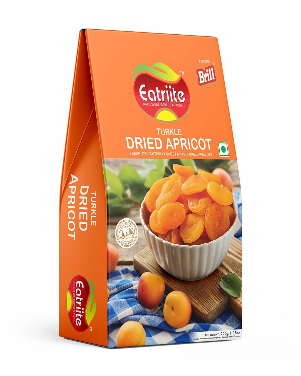     			Eatriite Turkle Dried Apricot (SEEDLESS) (200g)
