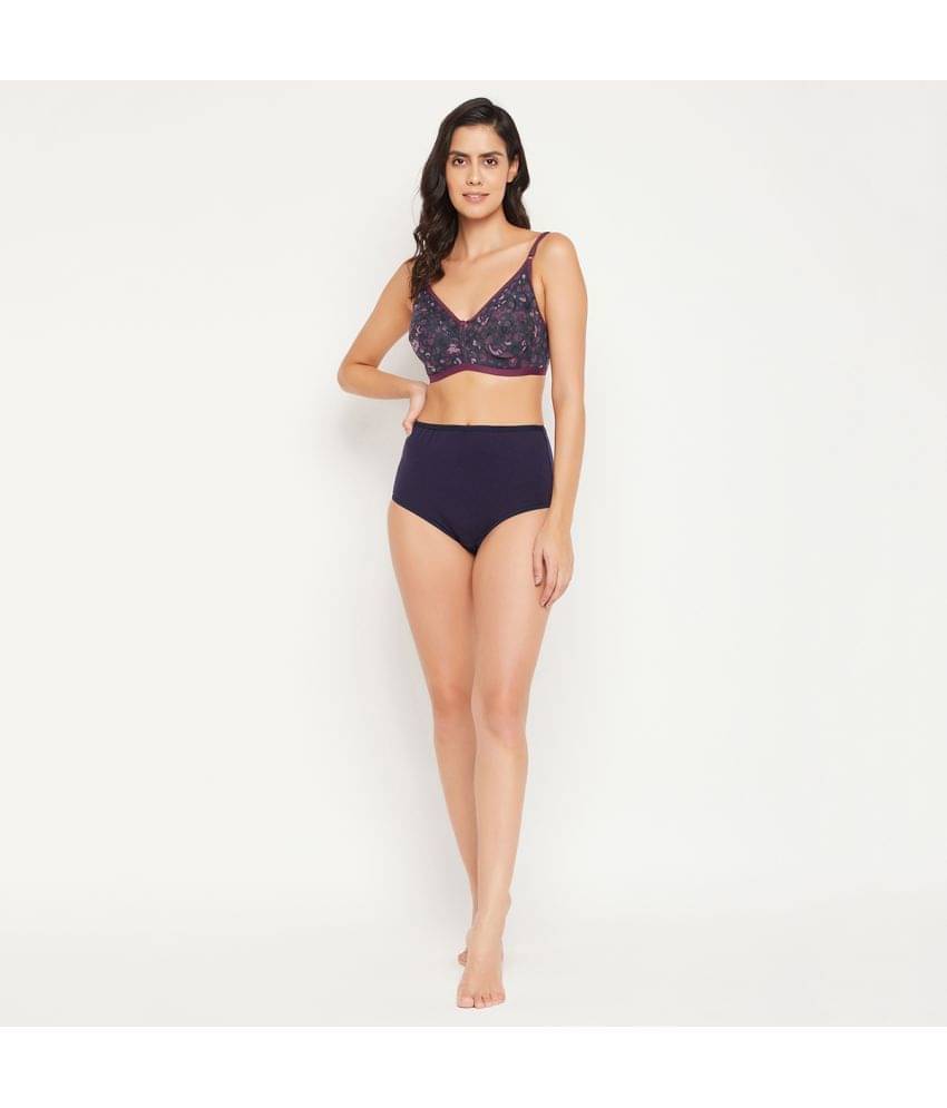 Clovia Cotton Non Padded Women's T-Shirt Bra ( Navy Blue )     			Clovia Cotton Non Padded Women's T-Shirt Bra ( Navy Blue )