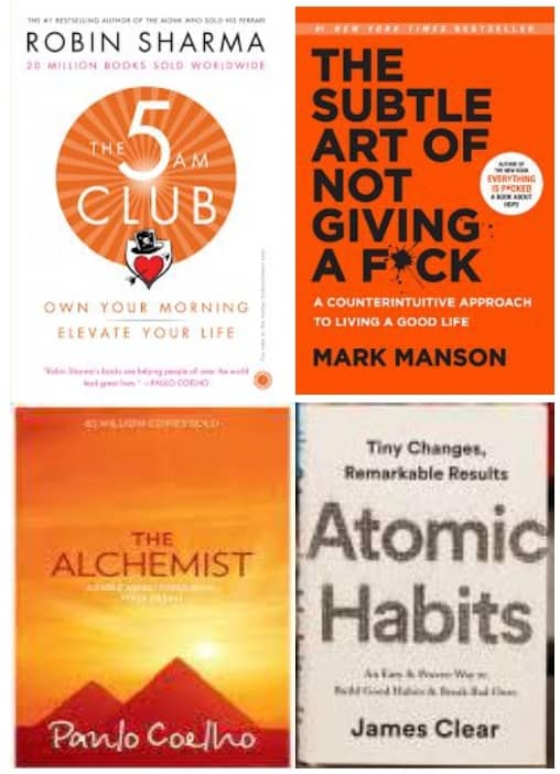 Comboo Of 4 Best Selling Boooks: 5am Club + Subtel + Habits Atomic - Stationery | Buy online on ZillyBuy