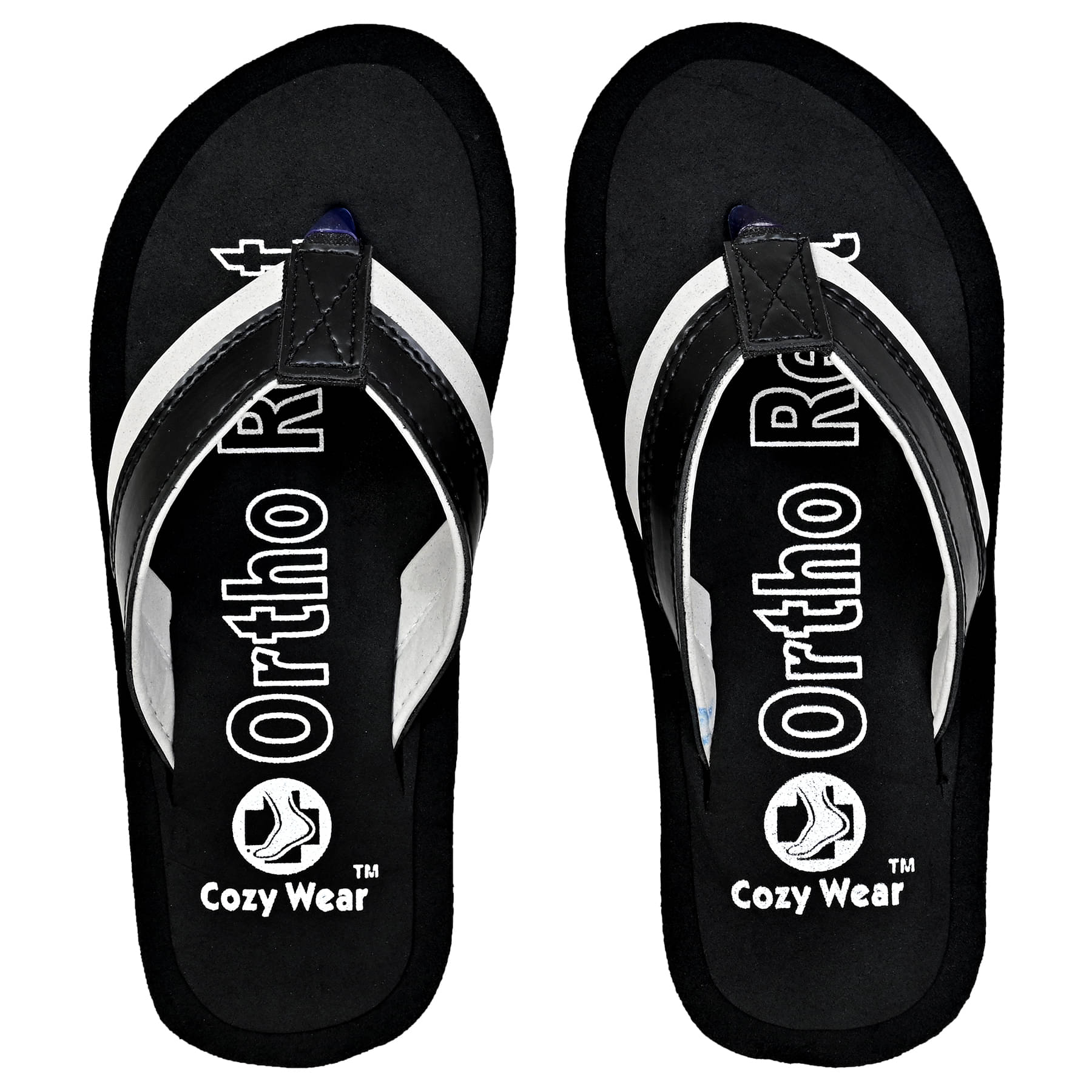     			Cozy Wear - Black Men's Thong Flip Flop