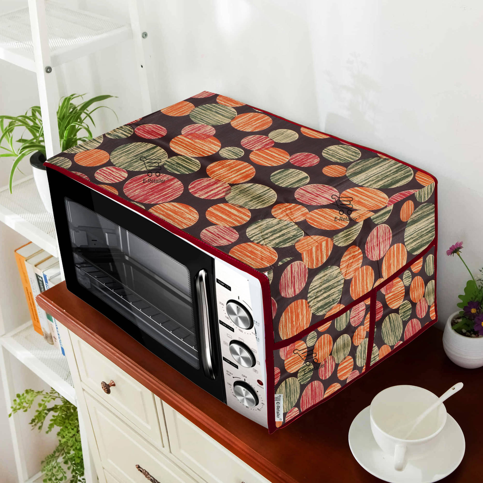 E-Retailer Single PVC Multi Microwave Oven Cover - 23-25L E-Retailer Single PVC Multi Microwave Oven Cover - 23-25L