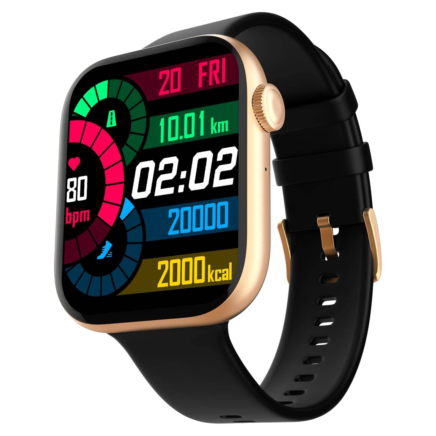 Fire-Boltt - Ring 3 Goldblack Smart Watch