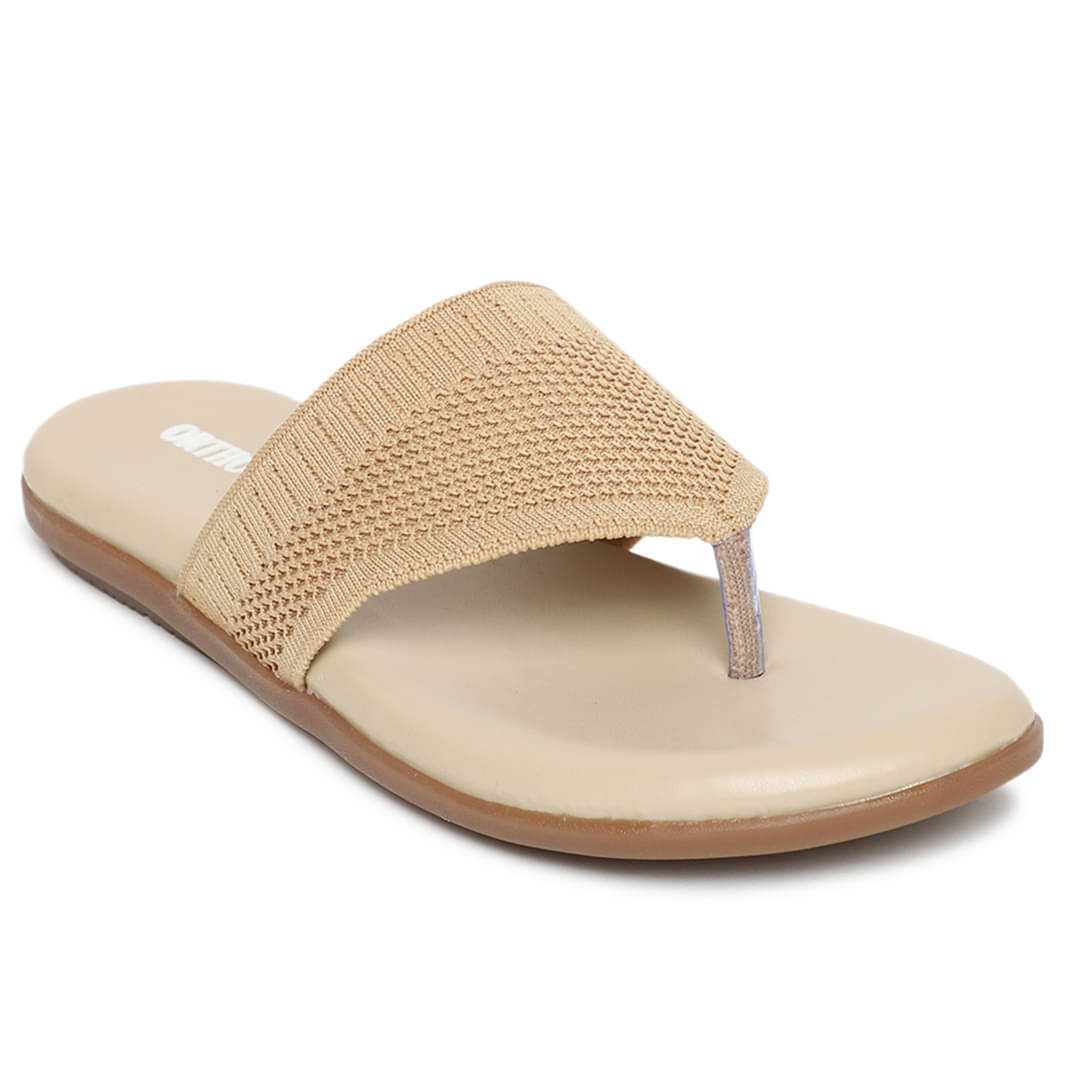 ORTHO JOY - Cream Women's Flats ORTHO JOY - Cream Women's Flats