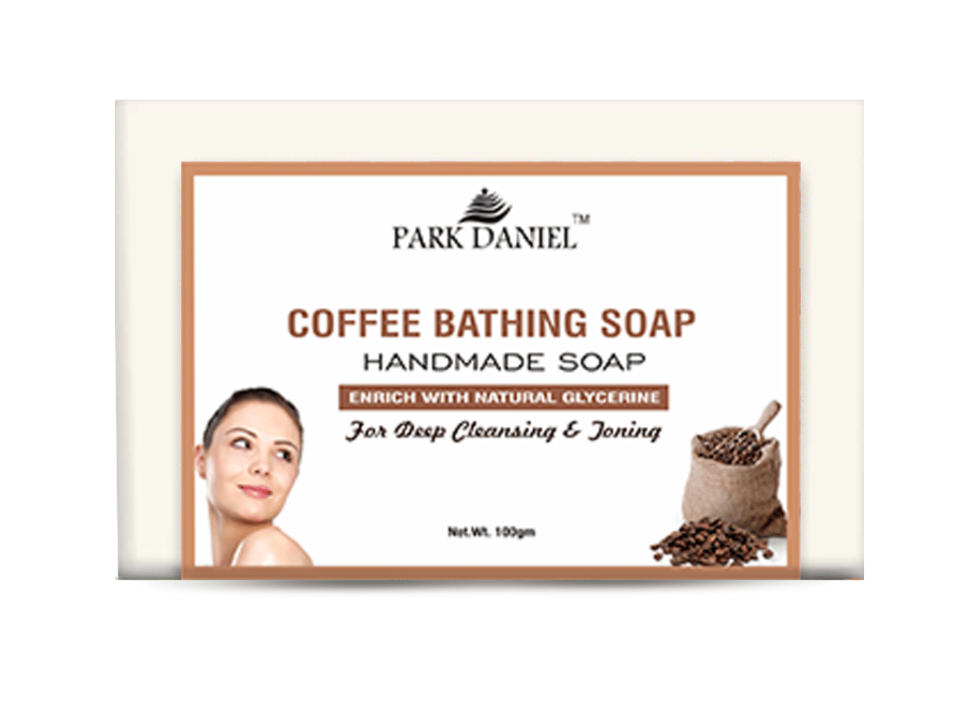 Park Daniel Premium Coffee Extract Bathing Soap For Deep Cleansing and Freshing Pack of 1 of 100 Grams Park Daniel Premium Coffee Extract Bathing Soap For Deep Cleansing and Freshing Pack of 1 of 100 Grams
