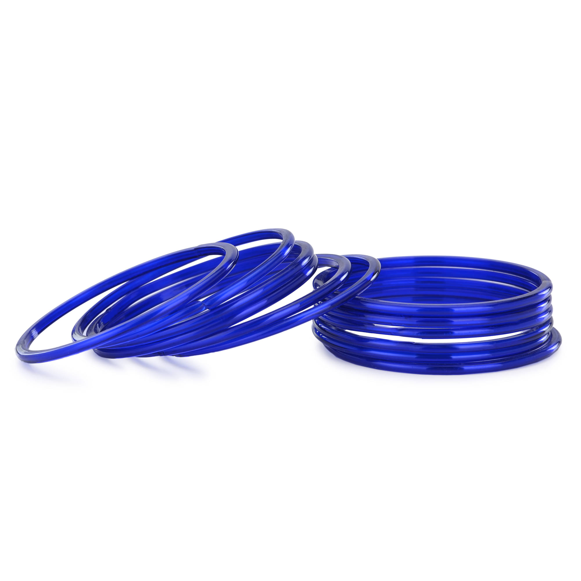Somil - Blue Bangle Set ( Pack of 12 )     			Somil - Blue Bangle Set ( Pack of 12 )