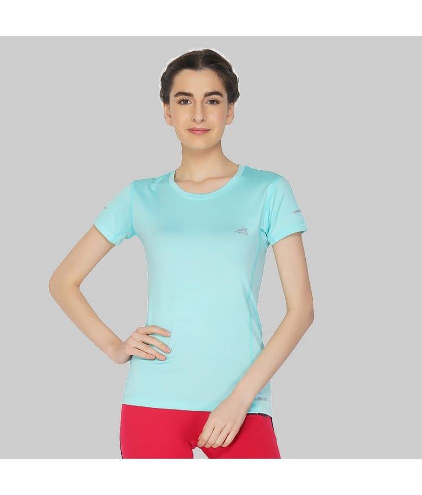     			Vector X Turquoise Polyester Tees - Single