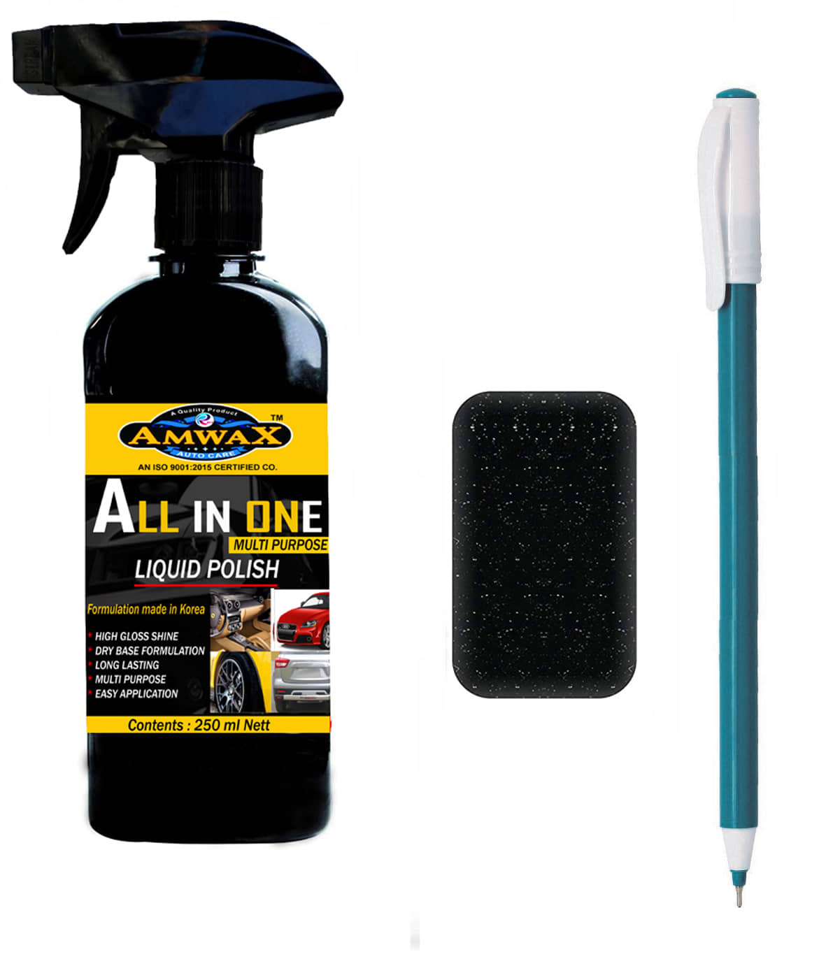 AMWAX - Finishing Metal Polish For All Cars & Motorbikes ( Pack of 3 )