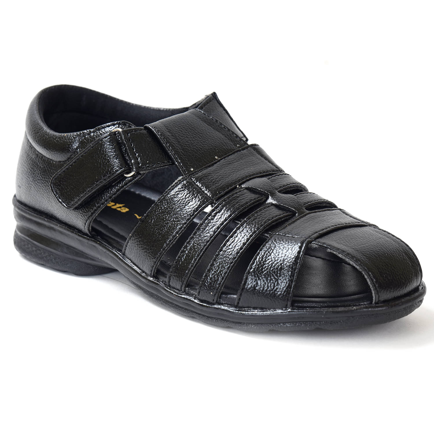     			Ajanta - Black Men's Sandals