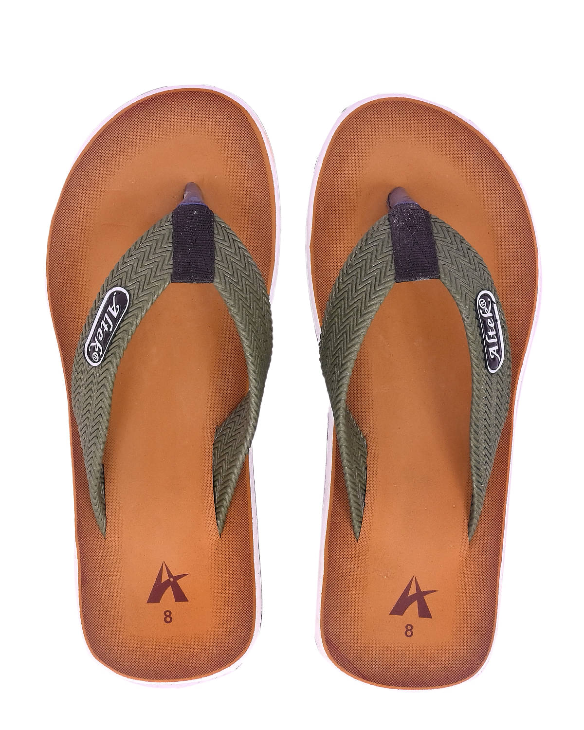     			Altek - Green Men's Thong Flip Flop