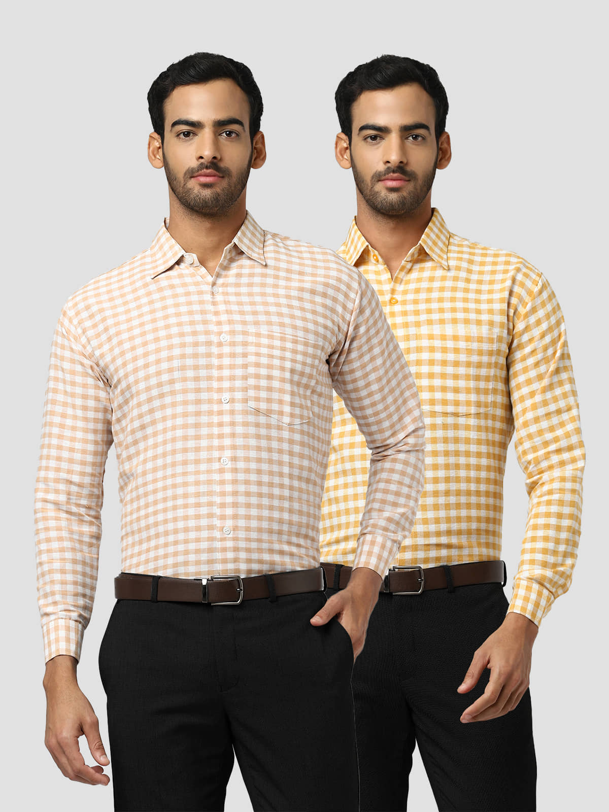 DESHBANDHU DBK - Multicolor Cotton Regular Fit Men's Casual Shirt (Pack of 2 )