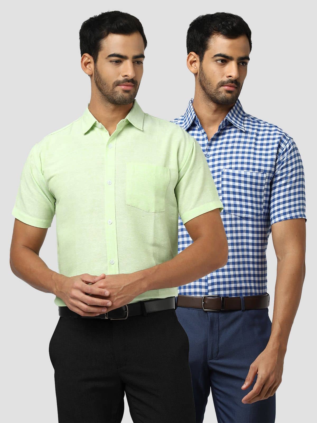 DESHBANDHU DBK - Multicolor Cotton Regular Fit Men's Casual Shirt ( Pack of 2 )
