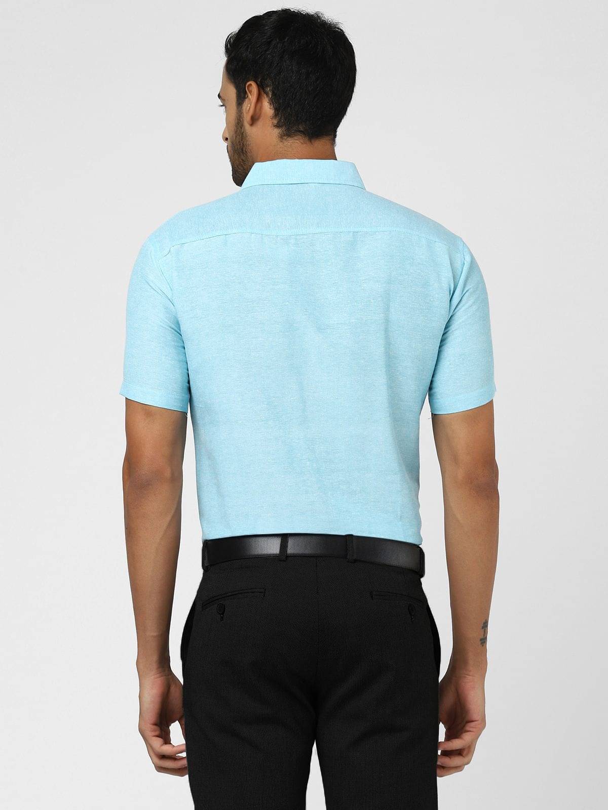 DESHBANDHU DBK - Multicolor Cotton Regular Fit Men's Formal Shirt (Pack of 2) - Image 4