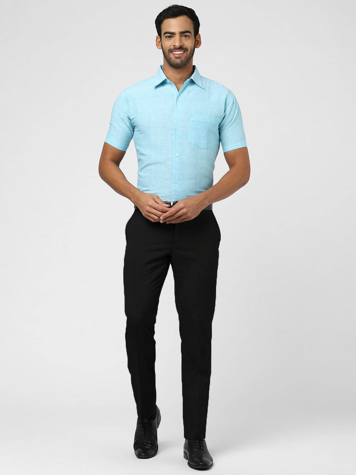 DESHBANDHU DBK - Multicolor Cotton Regular Fit Men's Formal Shirt (Pack of 2) - Image 5