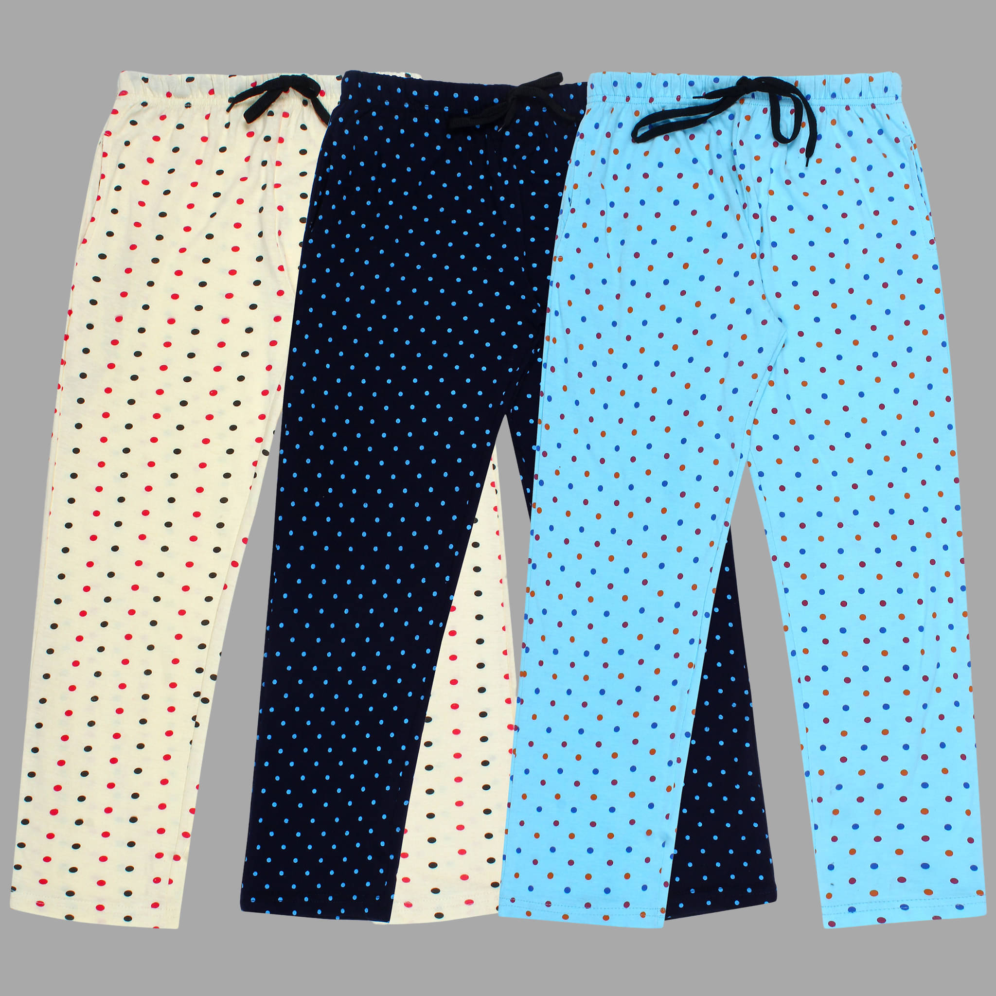     			Diaz Pack of 3 Boys Cotton Blend Trackpant ( Multi Color )