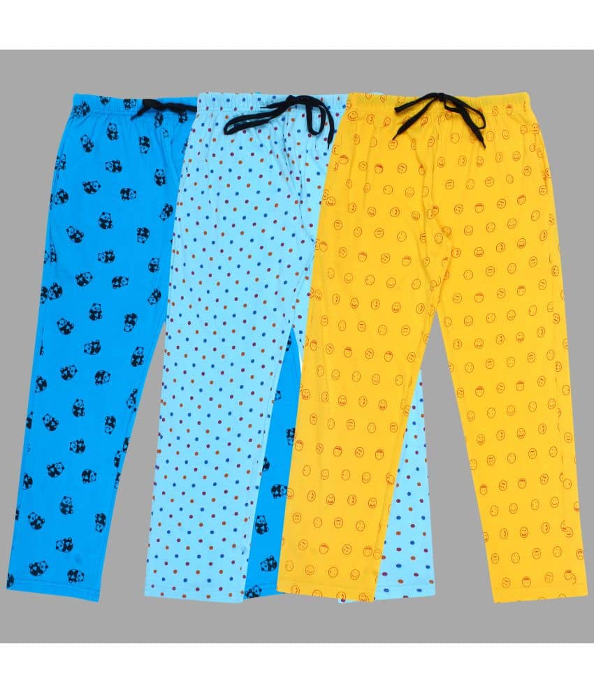 Diaz Pack of 3 Boys Cotton Blend Trackpant ( Multi Color ) - Track Pants | Buy online on ZillyBuy