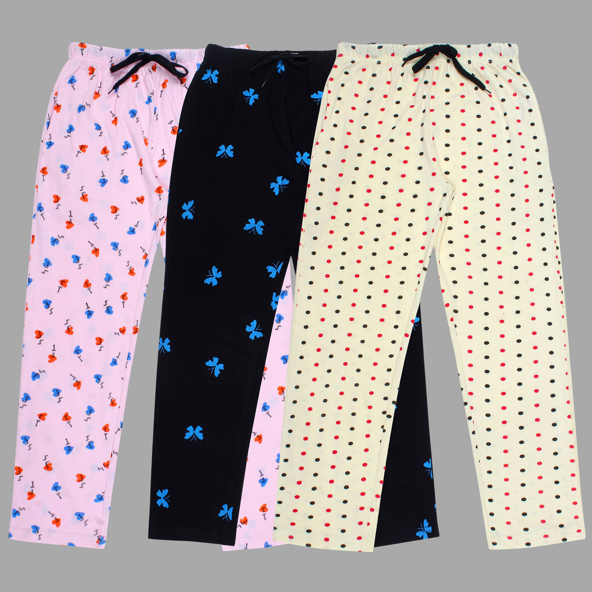     			Diaz Pack of 3 Boys Cotton Blend Trackpant ( Multi Color )