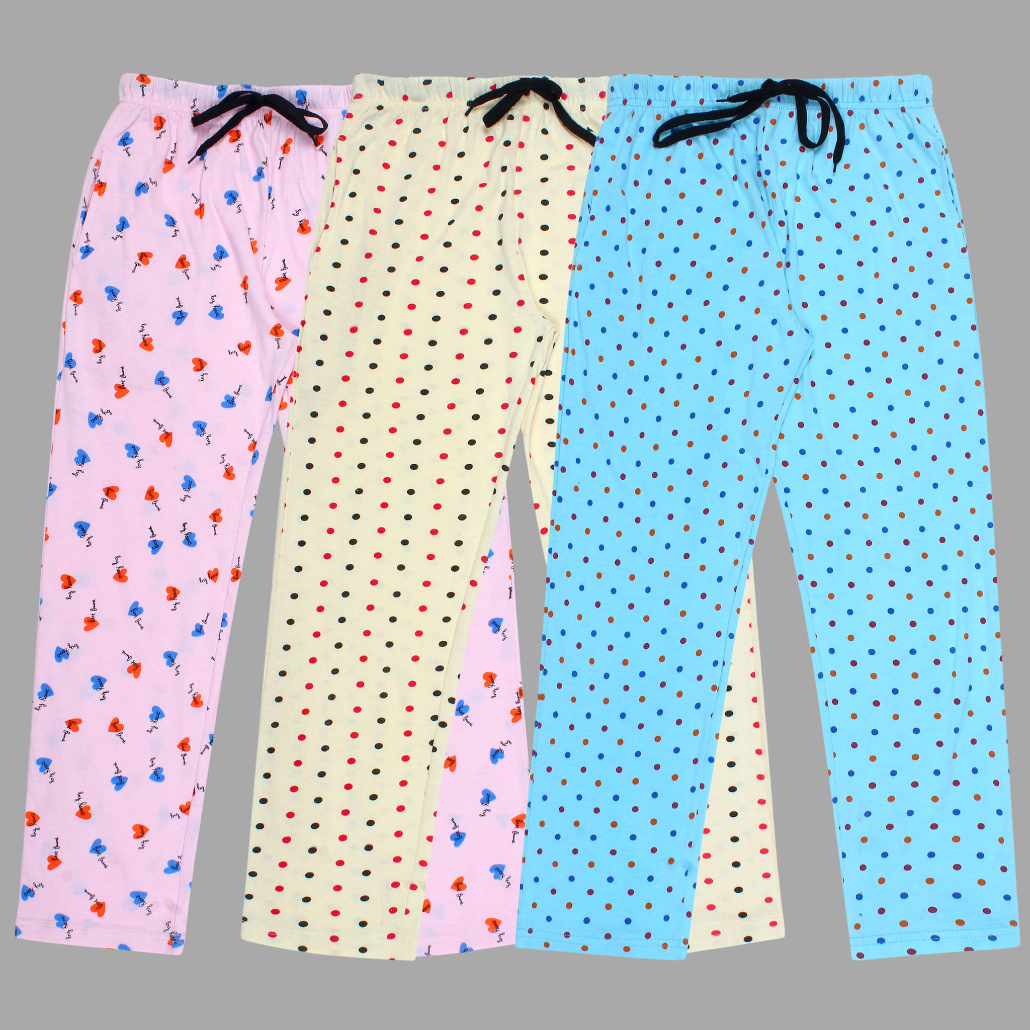     			Diaz Pack of 3 Boys Cotton Blend Trackpant ( Multi Color )