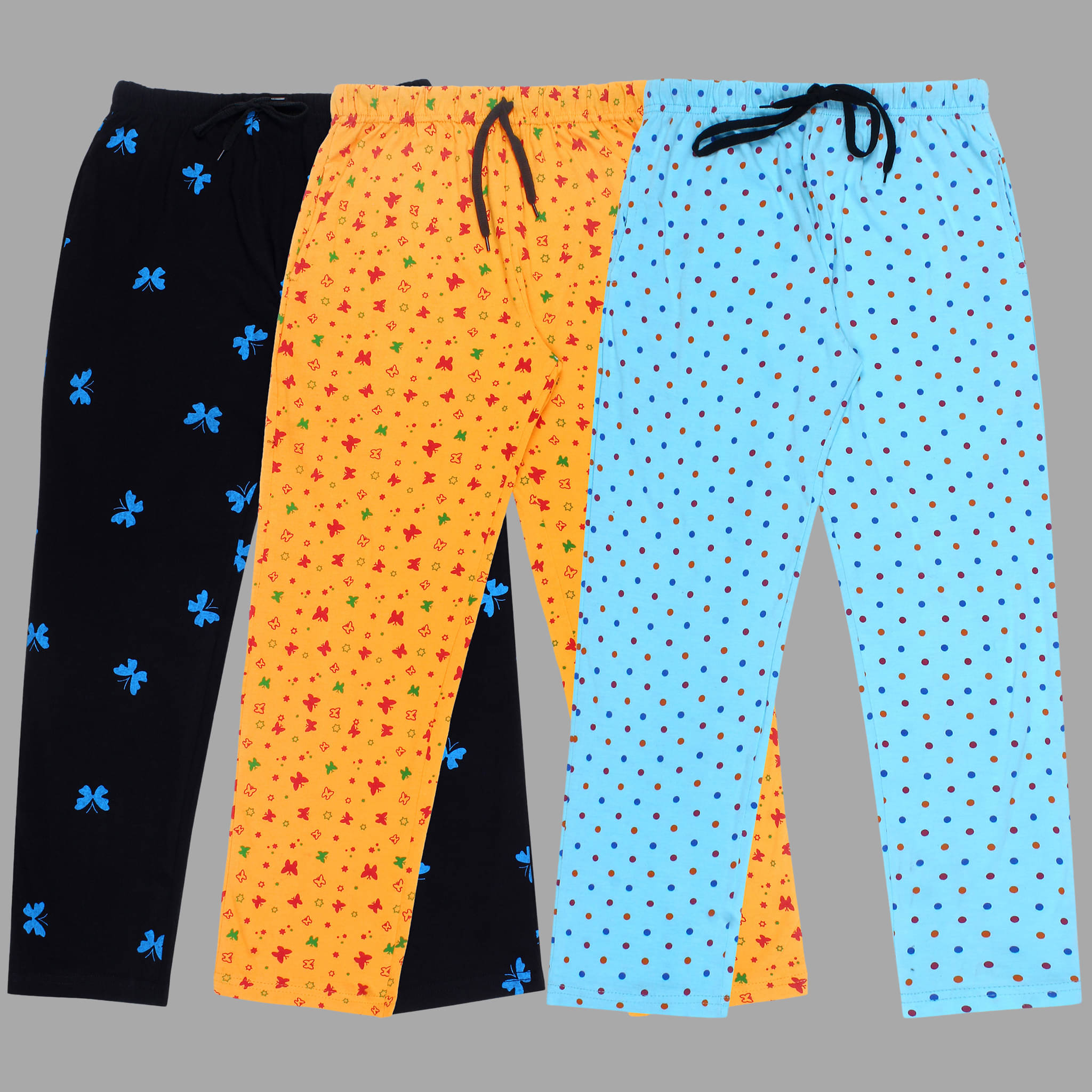     			Diaz Pack of 3 Boys Cotton Blend Trackpant ( Multi Color )