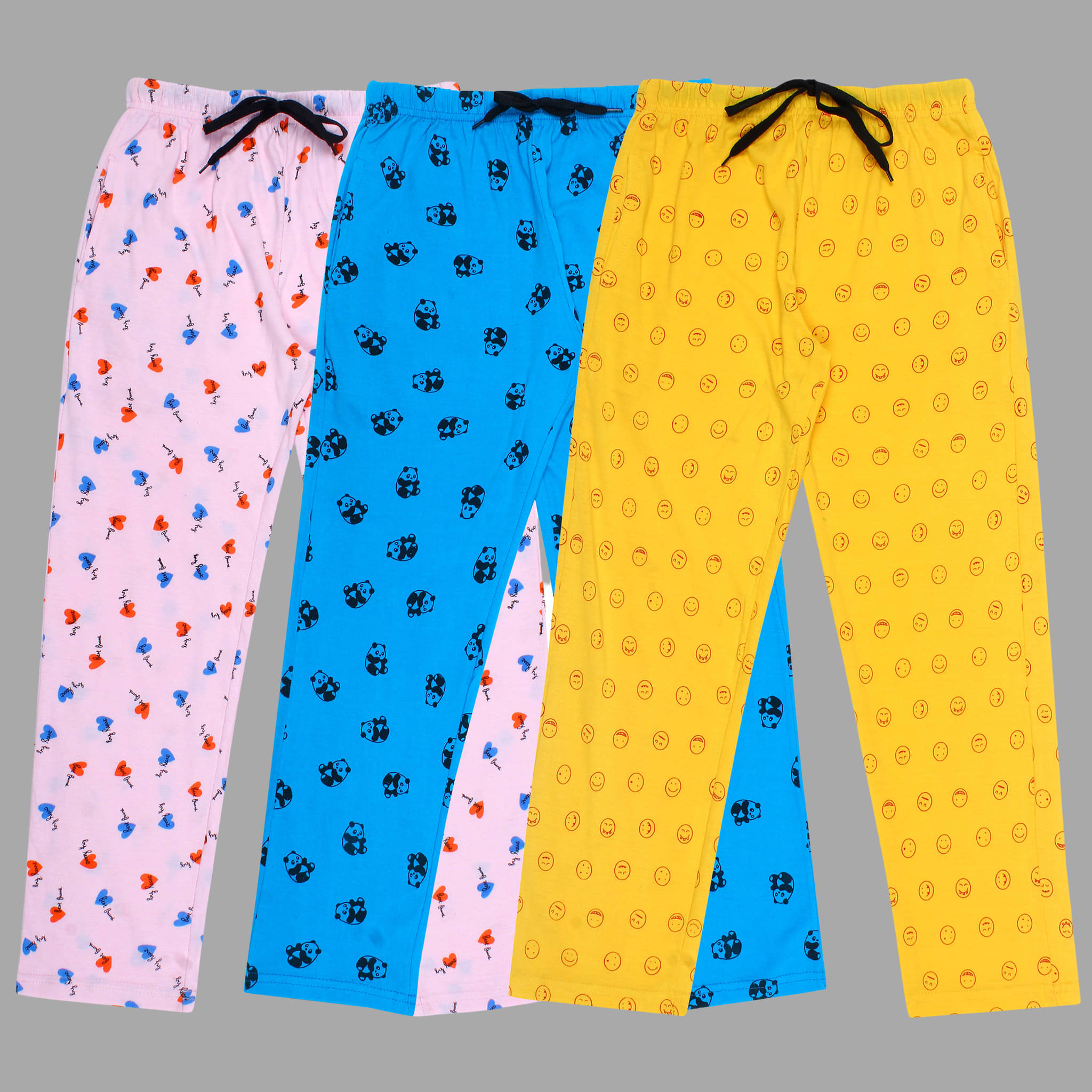     			Diaz Pack of 3 Boys Cotton Blend Trackpant ( Multi Color )