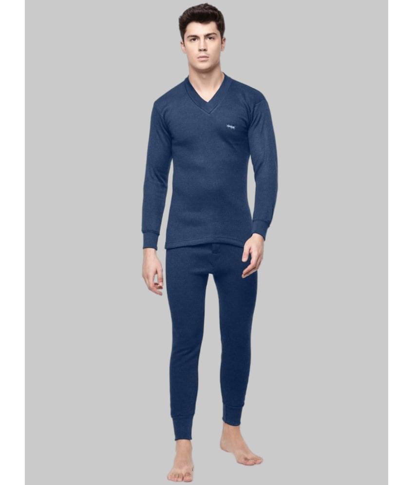     			Pack of 1 Dollar - Blue Woollen Men's Thermal Sets