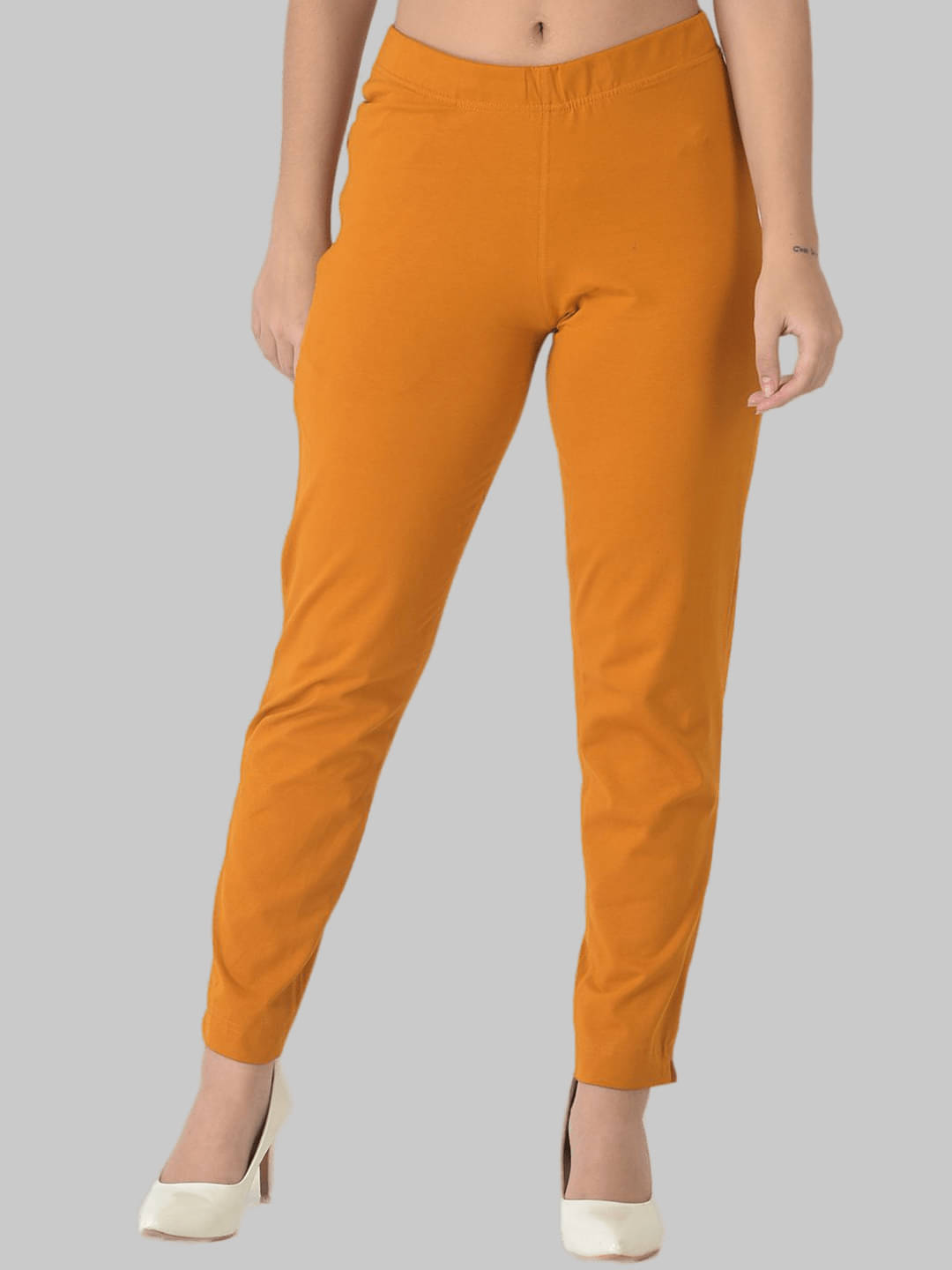     			Dollar Missy - Brown Cotton Regular Women's Casual Pants ( Pack of 1 )