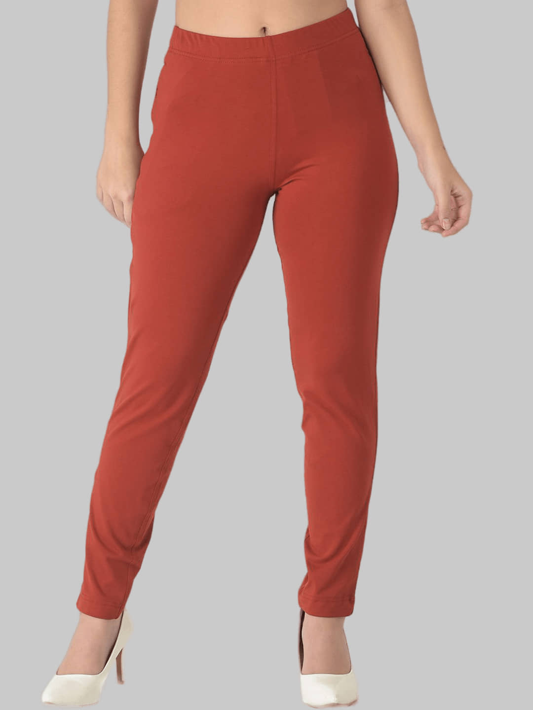 Dollar Missy - Maroon Cotton Regular Women's Chinos ( Pack of 1 ) - Trousers | Buy online on ZillyBuy
