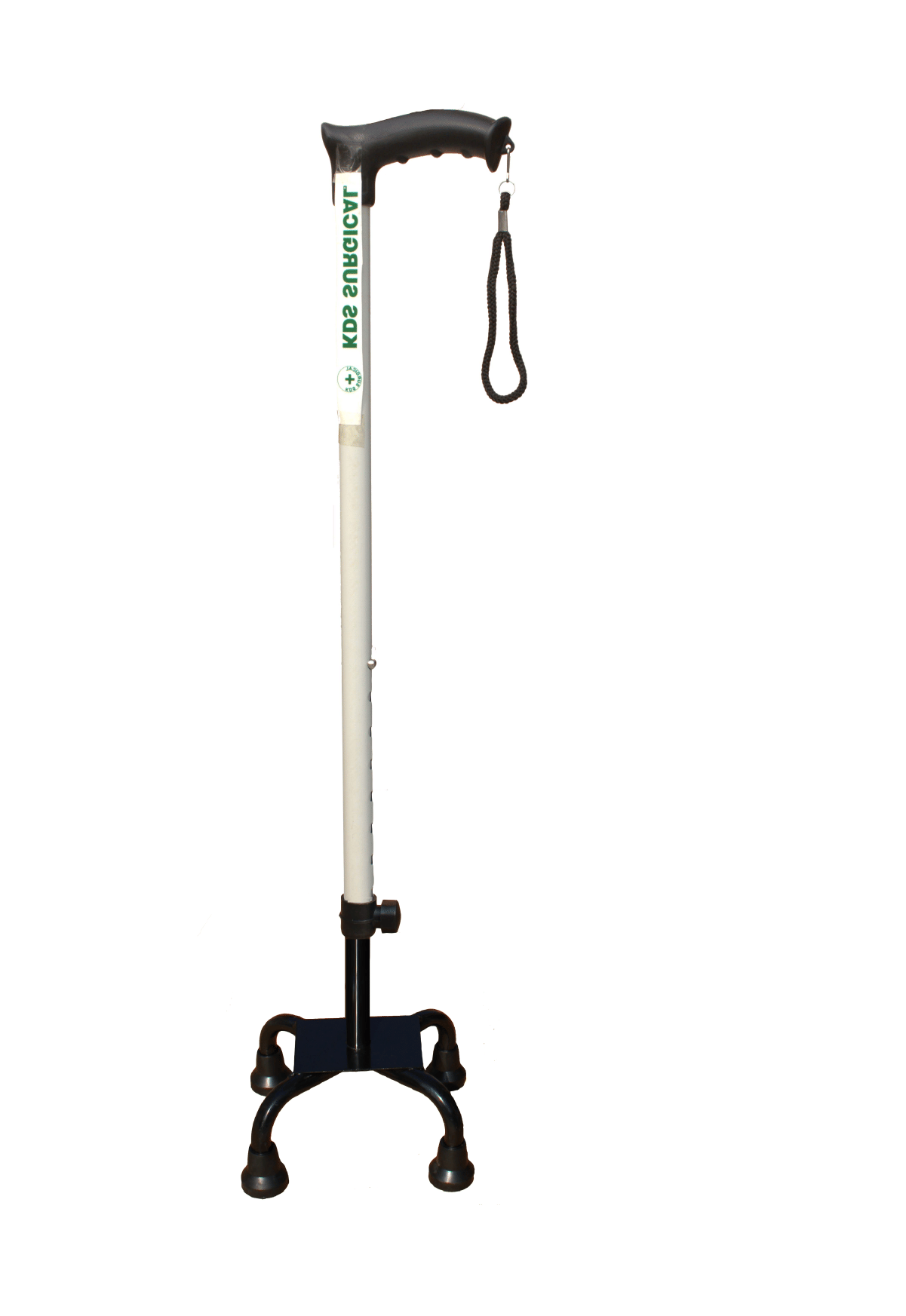 KDS SURGICAL 4 Leg Quadripod Beige with Dori Aluminium Walking Sticks
